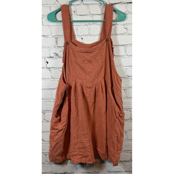 Anrabess Romper Jumpsuit Overalls Sleeveless Pockets Casual Cute Size XL - Picture 2 of 5